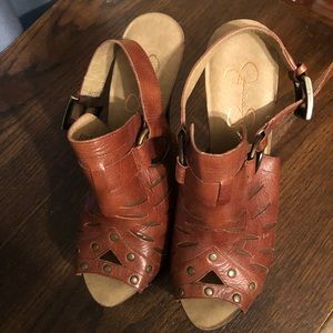 Jessica Simpson Sandro platform heels